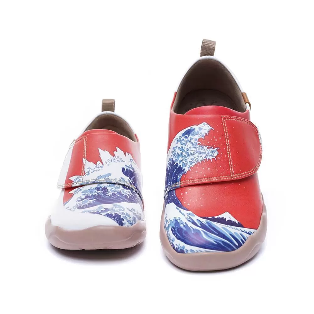 -Wavy Monster- kids Art Painted Fashion Shoes