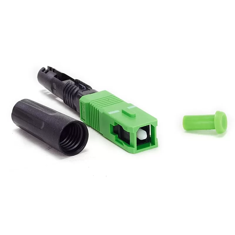 100Pcs Ftth Sc Apc Optical Fiber Quick Connector Sc Apc Fiber Optic Fast Connector Sc Quick Assembly