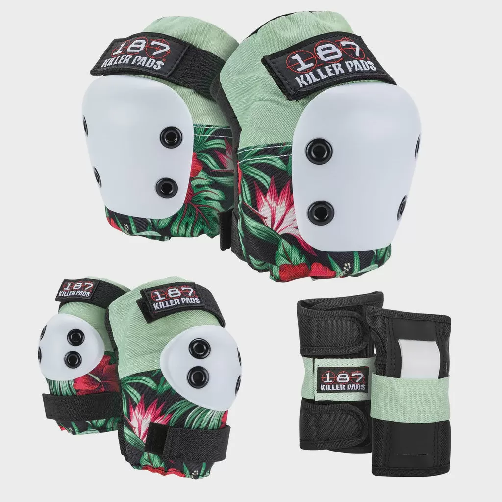 187 Adult Six Pack Pad Set - Hibiscus