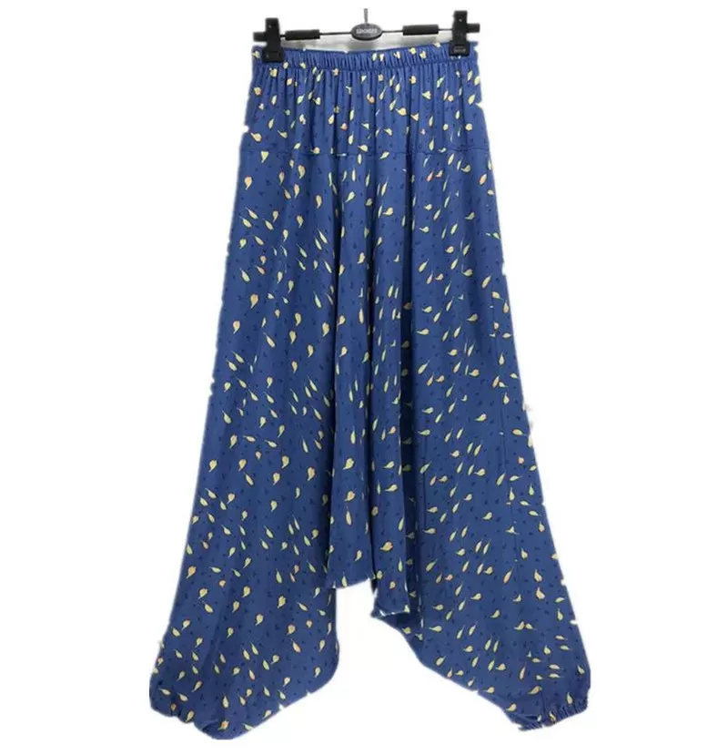 2022 Casual Harem Plants,Loose Women Casual Trousers,Wide Leg Pants,Pantskirt, - Woman Big Crotch Pa