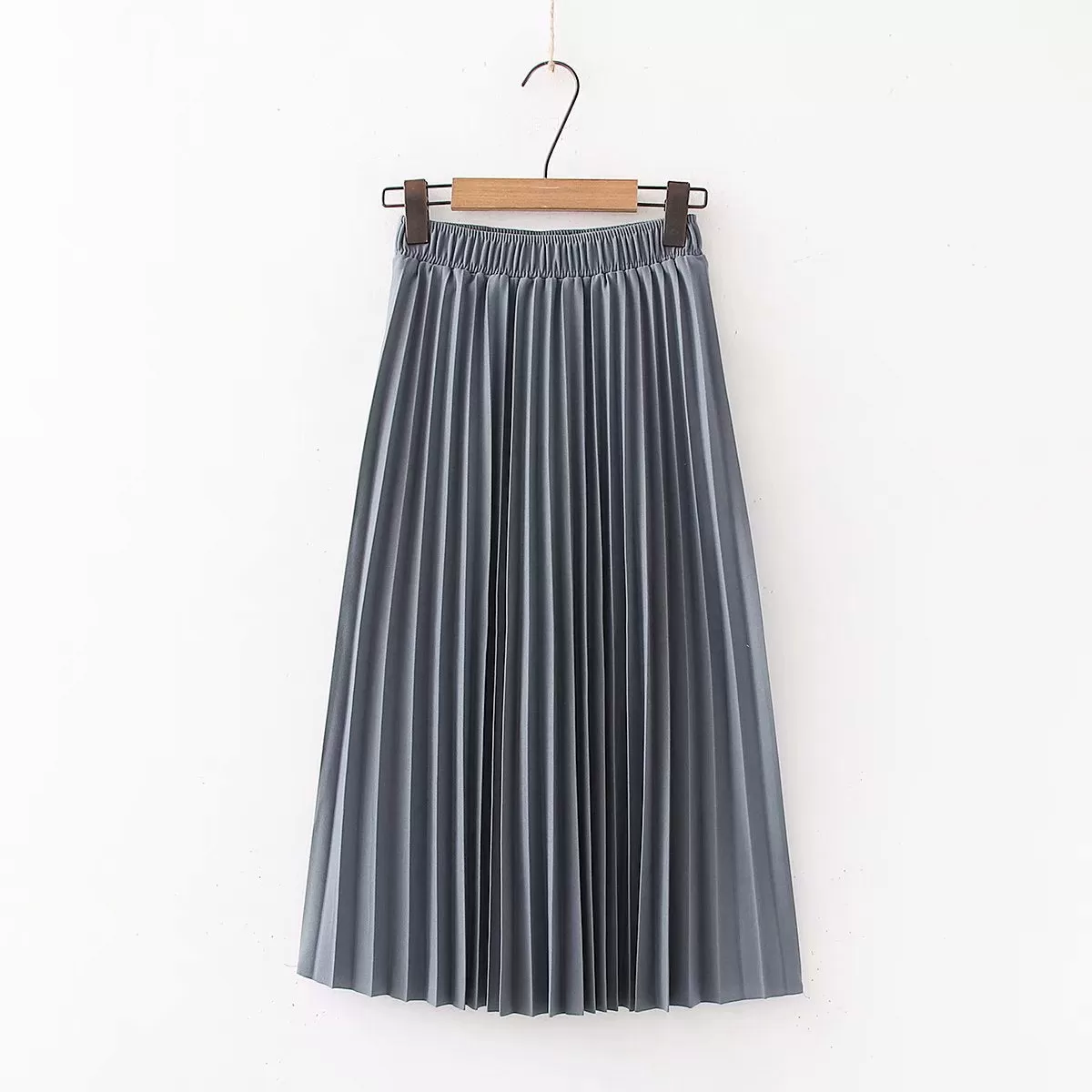 2022 Women Summer A-Line Pleated Skirt High Waist Elegant Pink Skirt Casual Clothes Faldas Jupe Femm