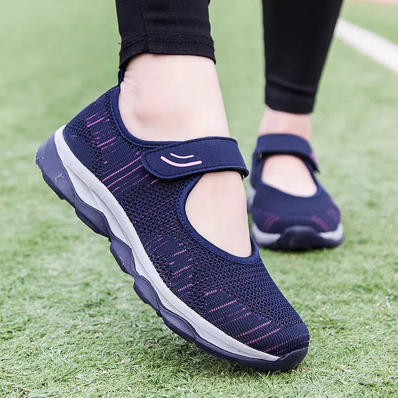 2023 Summer Fashion Women Flat Platform Shoes Woman Breathable Mesh Casual Sneakers Women Zapatos Mu