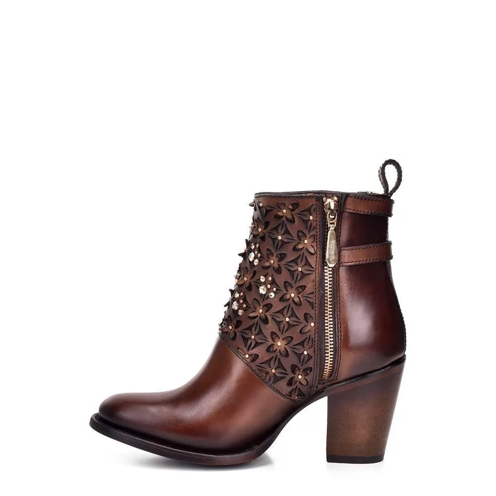 3W02RS - Cuadra mocha Paris Texas western leather ankle boots for women