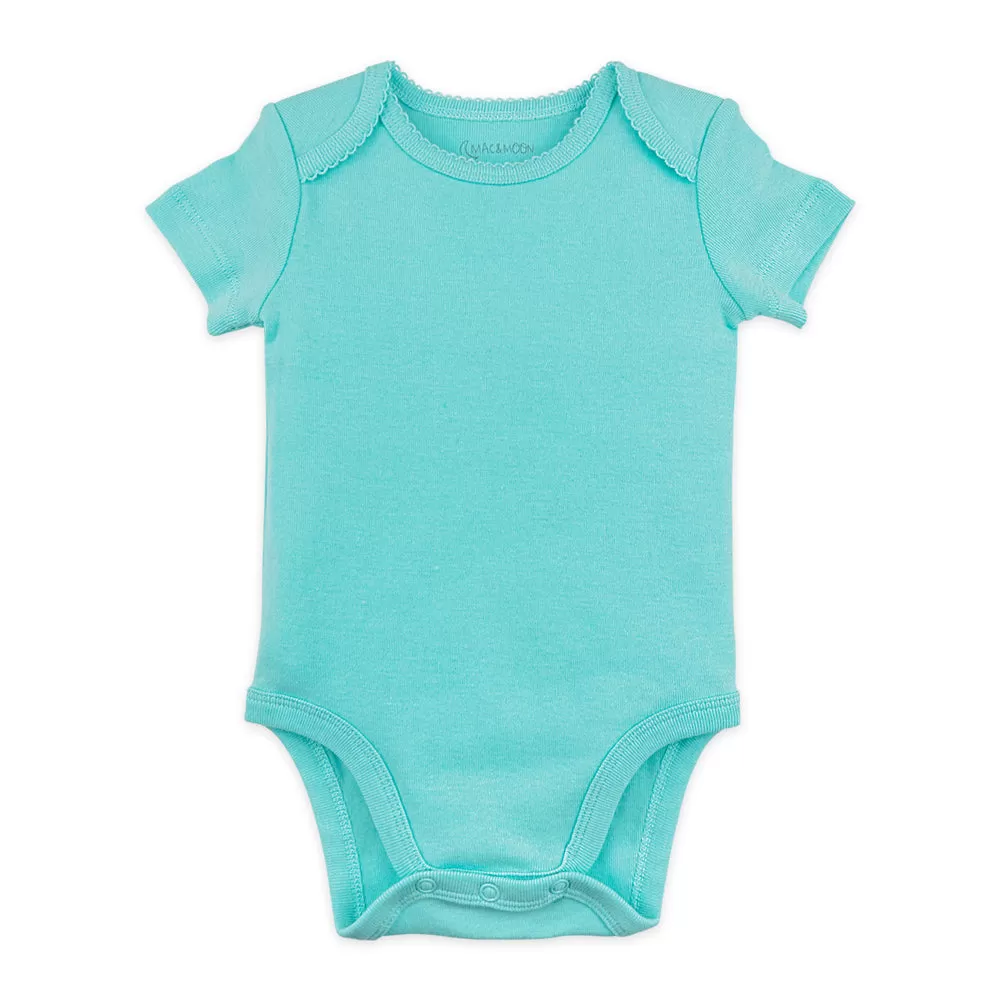 4-Pack Organic Cotton Bodysuit in Rainbow Print