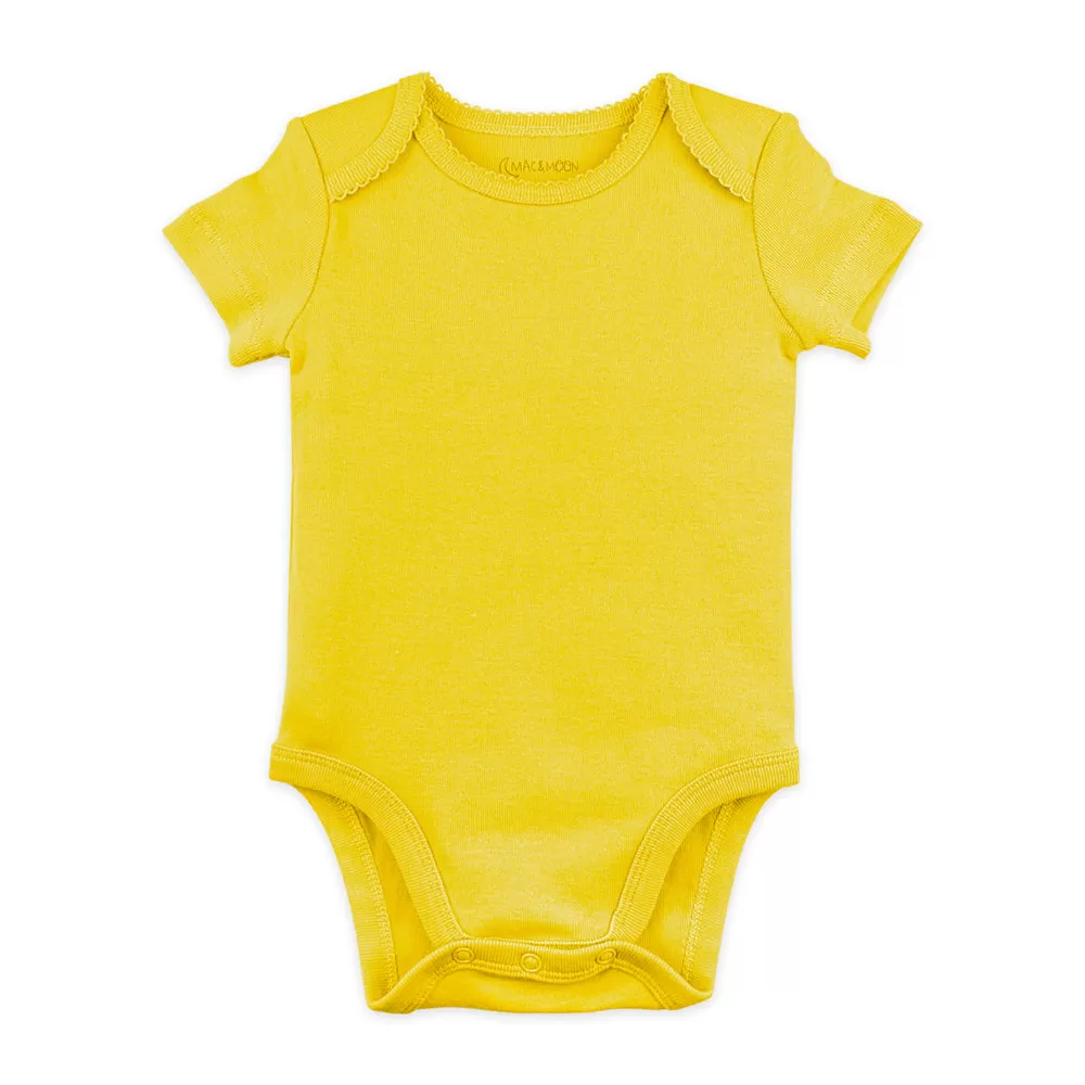 4-Pack Organic Cotton Bodysuit in Rainbow Print