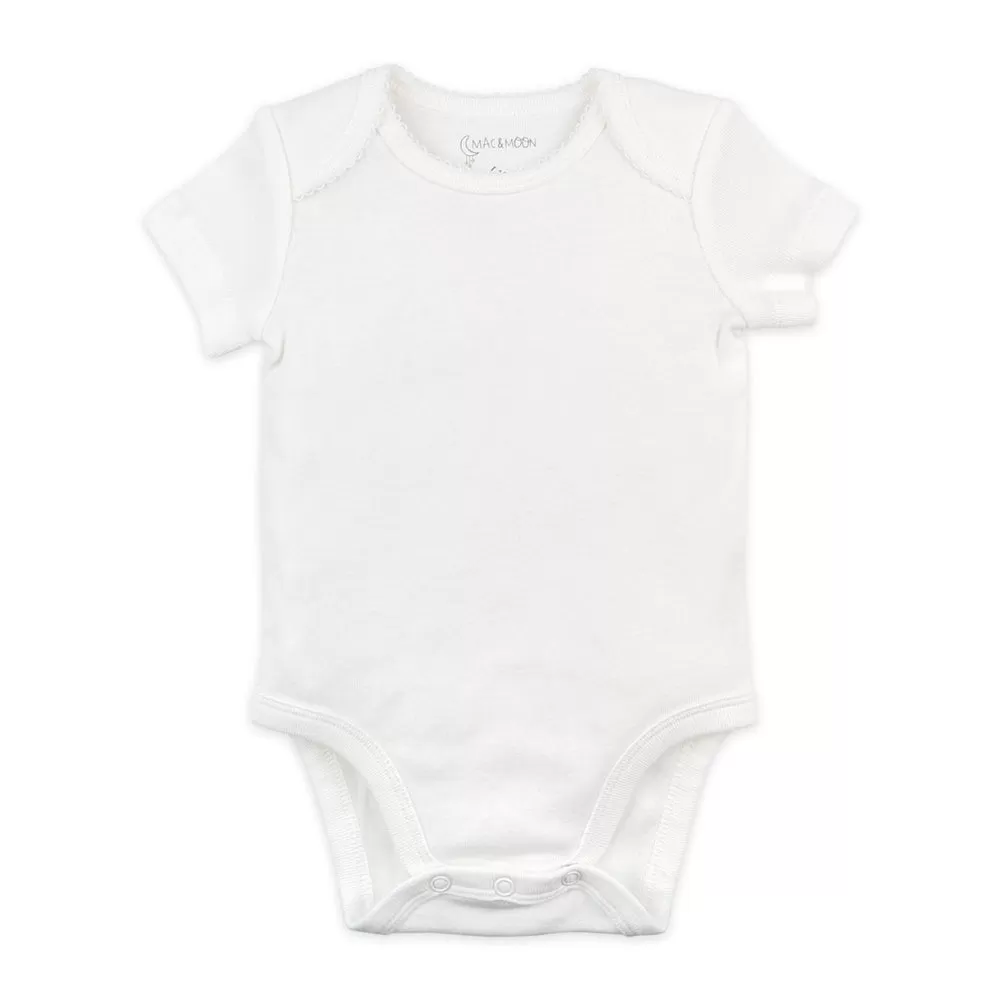 4-Pack Organic Cotton Bodysuit in Rainbow Print