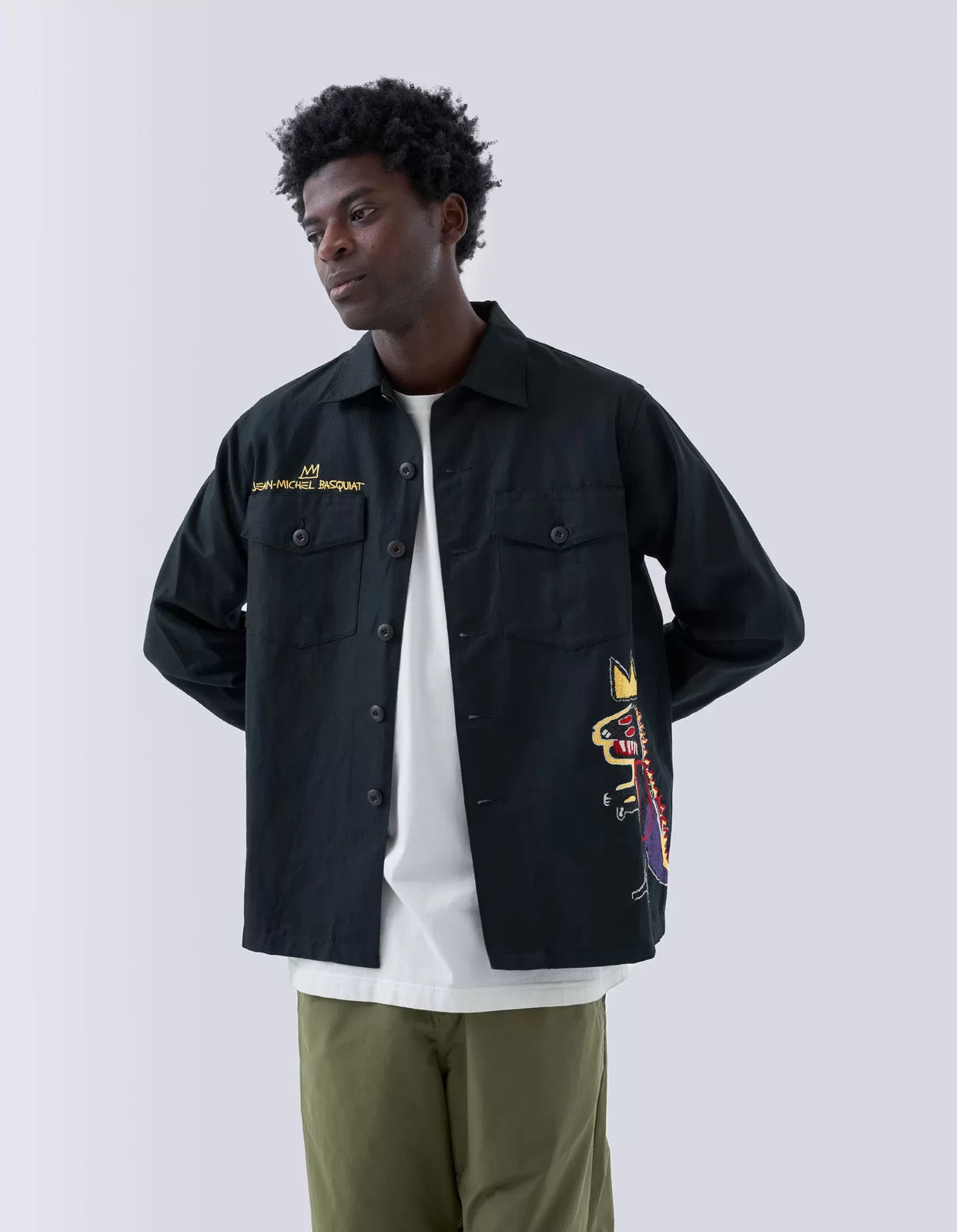 5124 Pez Dispenser Mil Shirt · Maharishi x Jean-Michel Basquiat Black