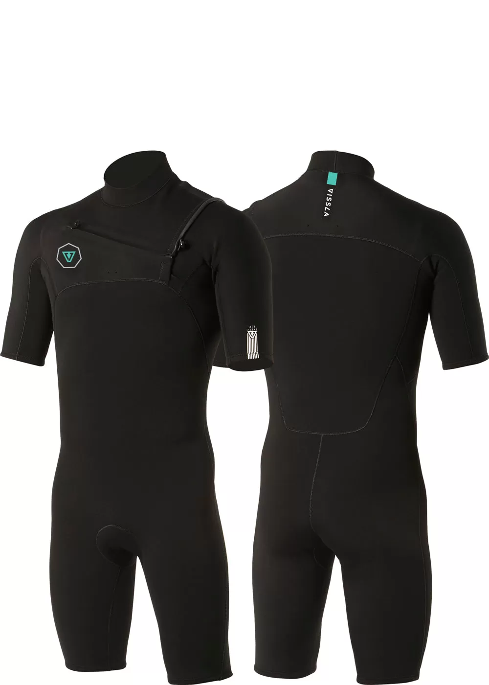 7 Seas 2-2 Short Sleeve Chest Zip Spring Wetsuit