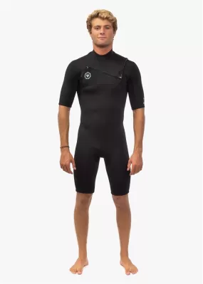 7 Seas 2-2 Short Sleeve Chest Zip Spring Wetsuit