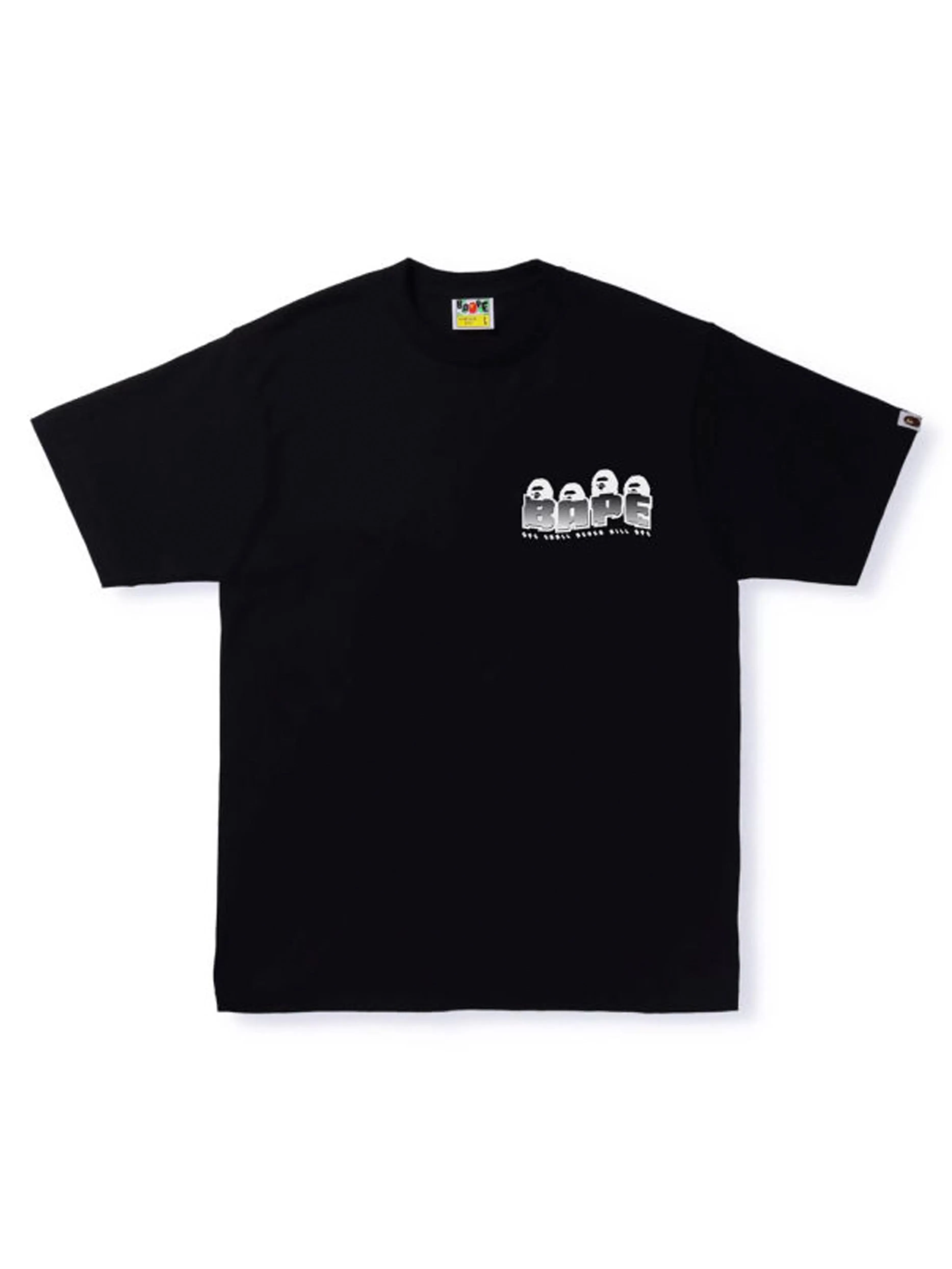 A Bathing Ape Stroke Camo Distortion Tee Black/Black