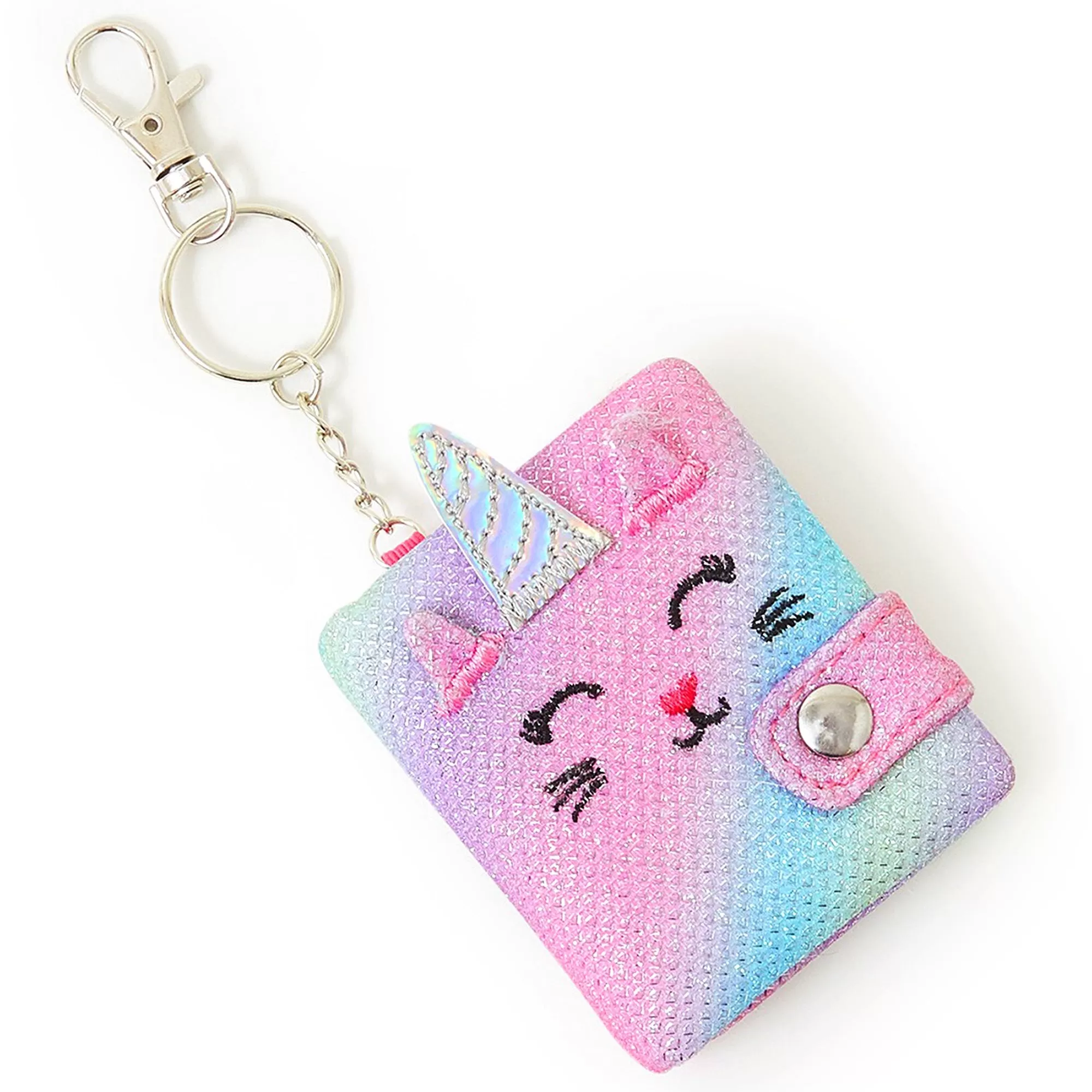 Accessorize London Girl's Kittycorn Mini Notebook Keyring