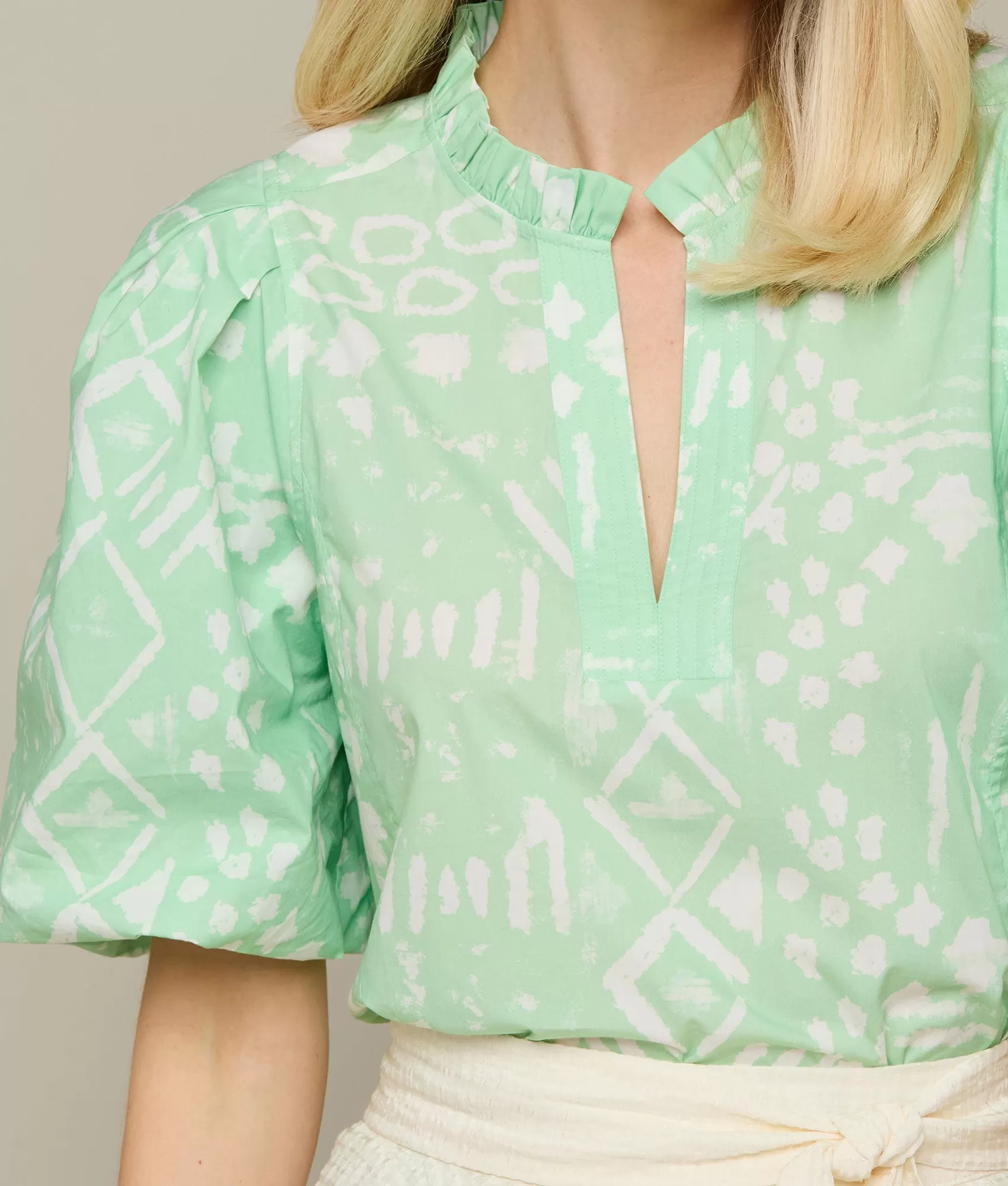 Addison Top :: Pistachio