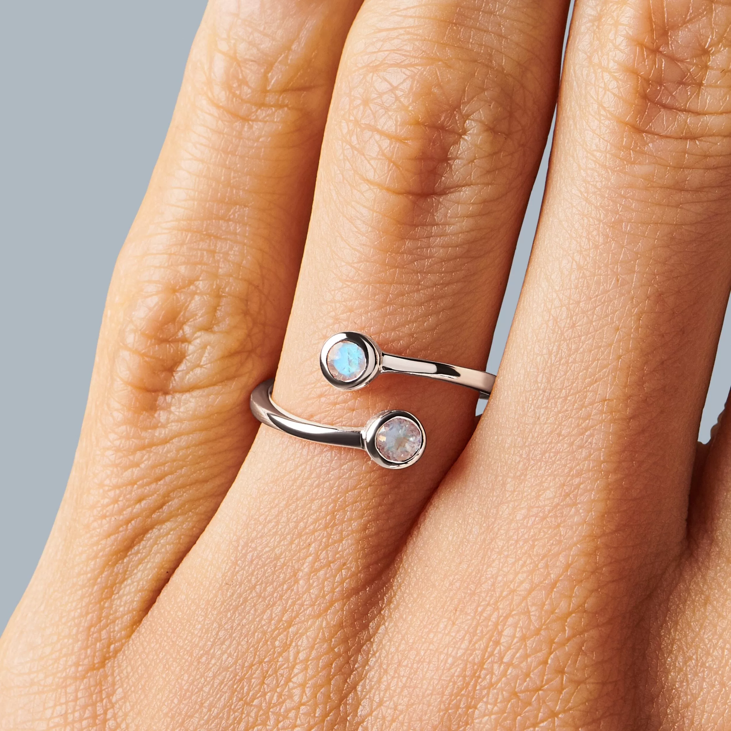 Adjustable Moonstone Ring - Evolve