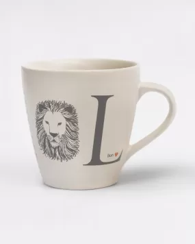 Alphabet L Mug - Stoneware