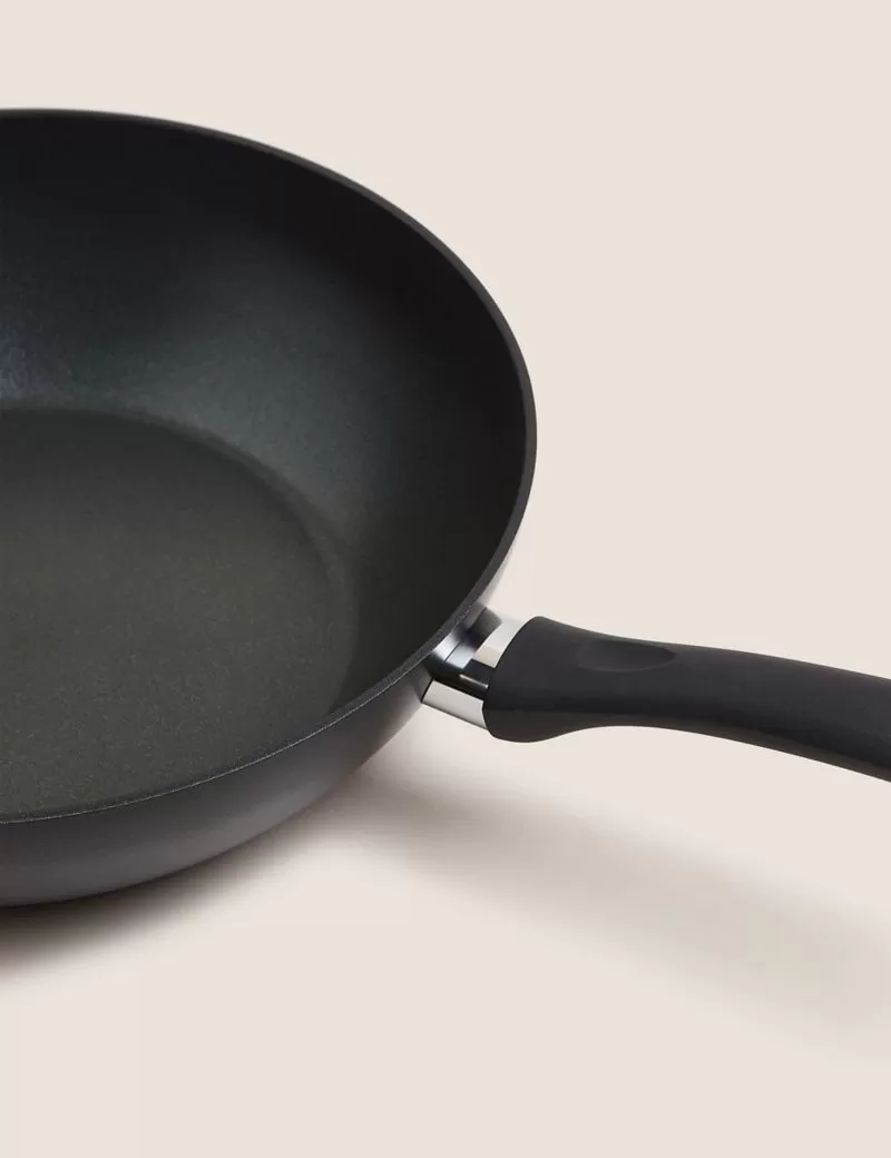 Aluminium 30cm Large Non-Stick Wok