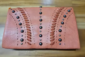 American Bling Crossbody Wallet/Clutch - Orange