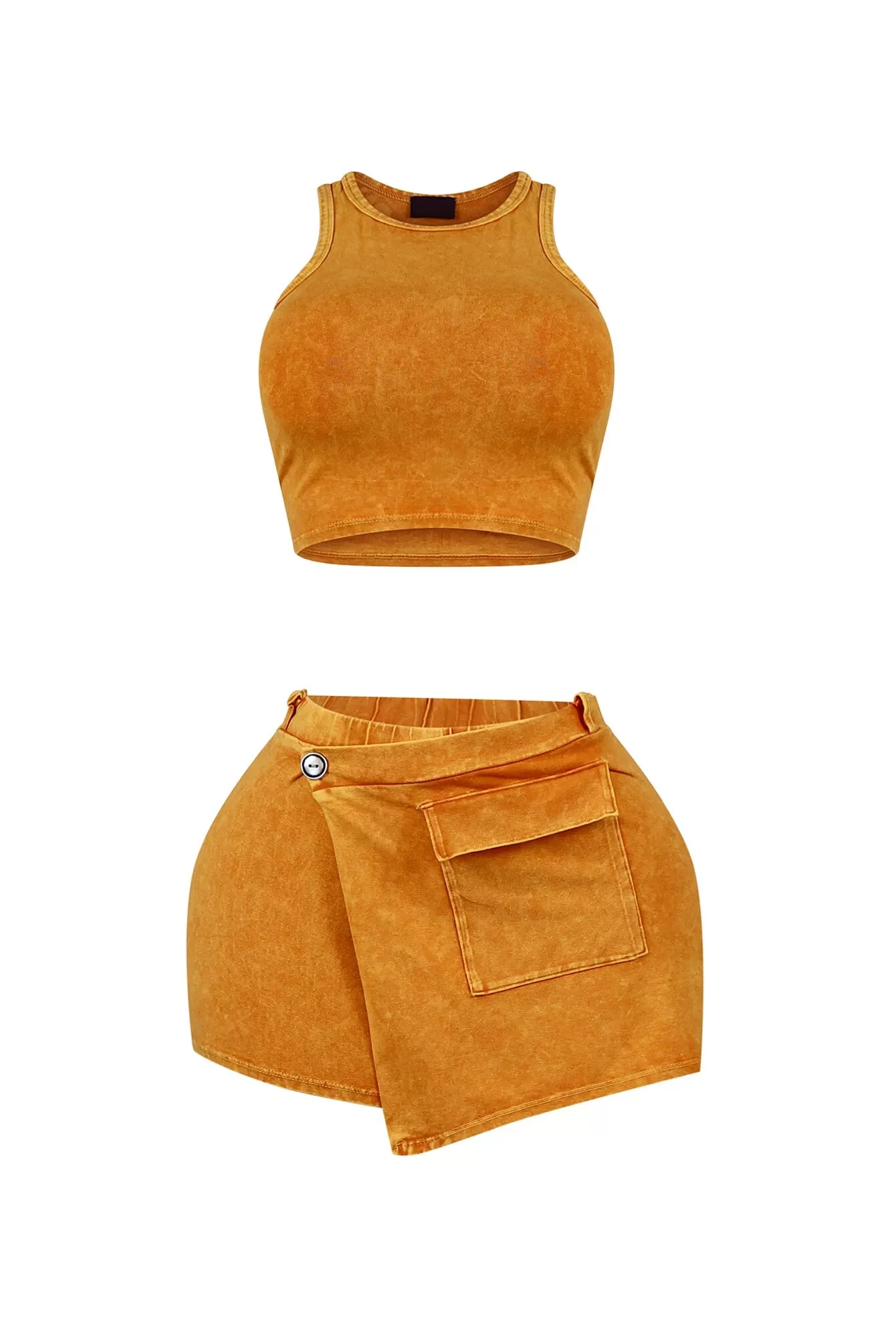 Aurora Mineral Wash Top & Skort SET