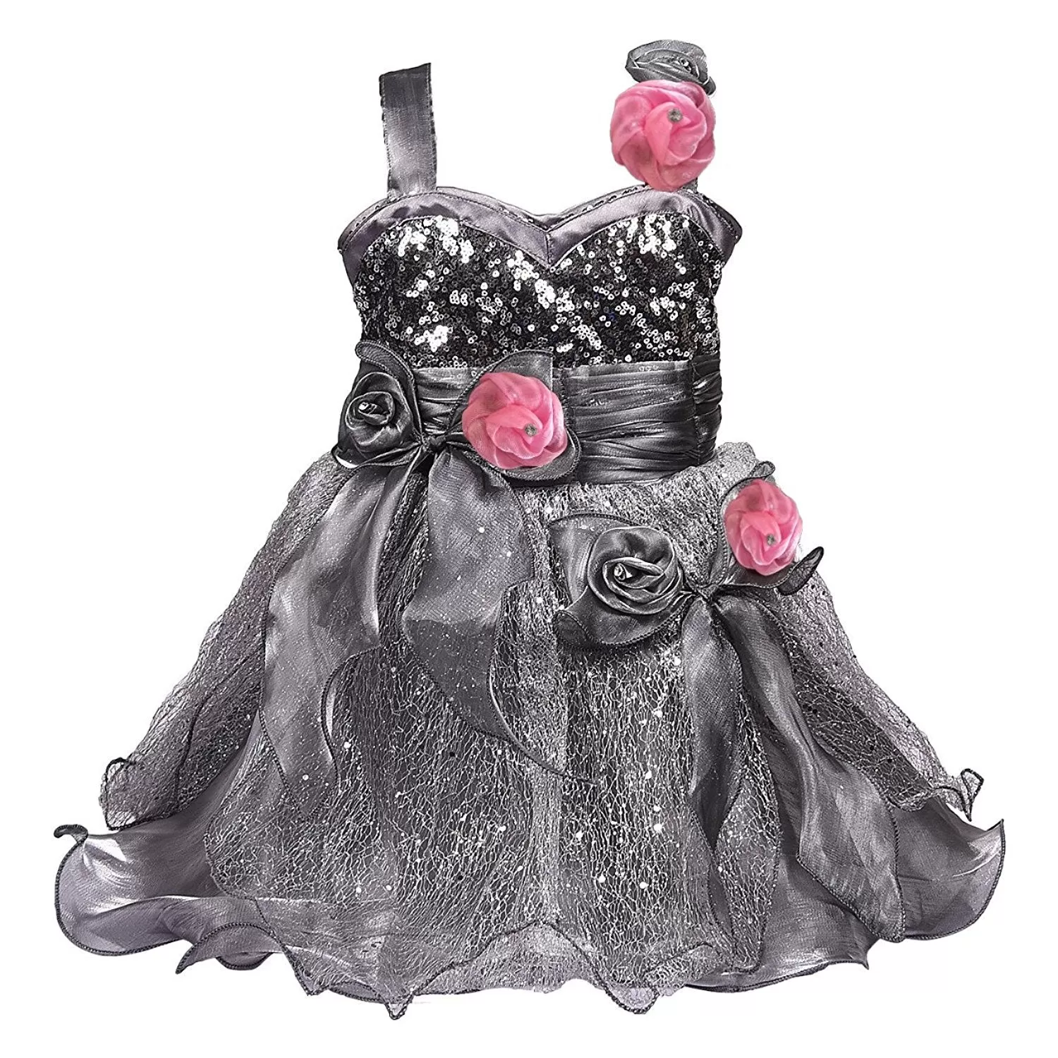 Baby Girls Party Wear Frock Dress Fr1004