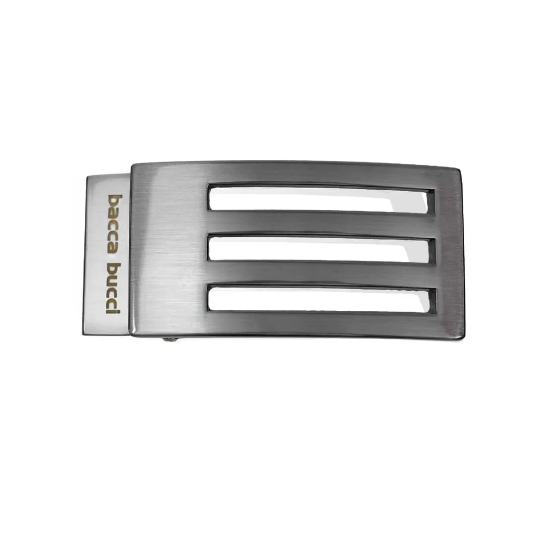 Bacca Bucci 30 MM Nickle free Clamp Belt Buckle with Branding (Buckle only)