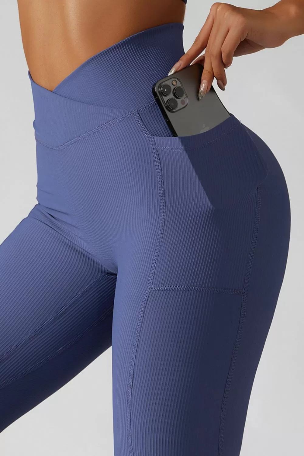 Basic Bae Crossover Waist Active Leggings