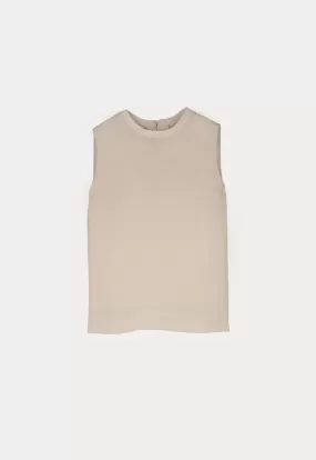 Basic Linen Sleeveless Top