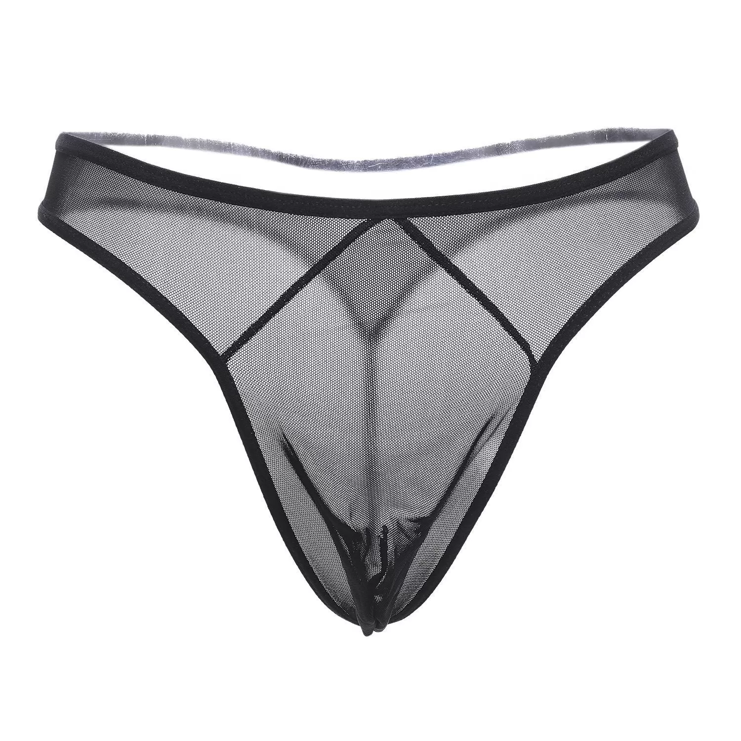 Basic Mesh Panel Thong Panty