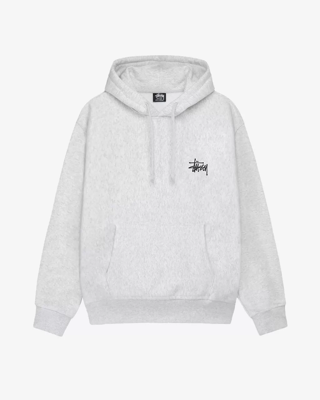 Basic Stüssy Hoodie Ash Heather