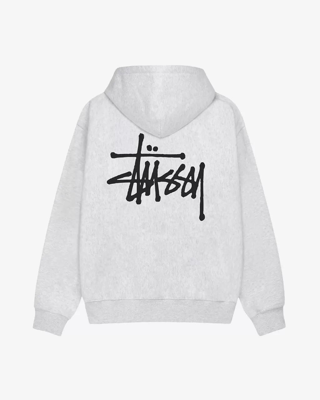 Basic Stüssy Hoodie Ash Heather