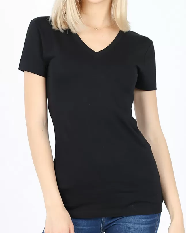 Basic V-Neck tighter fit top