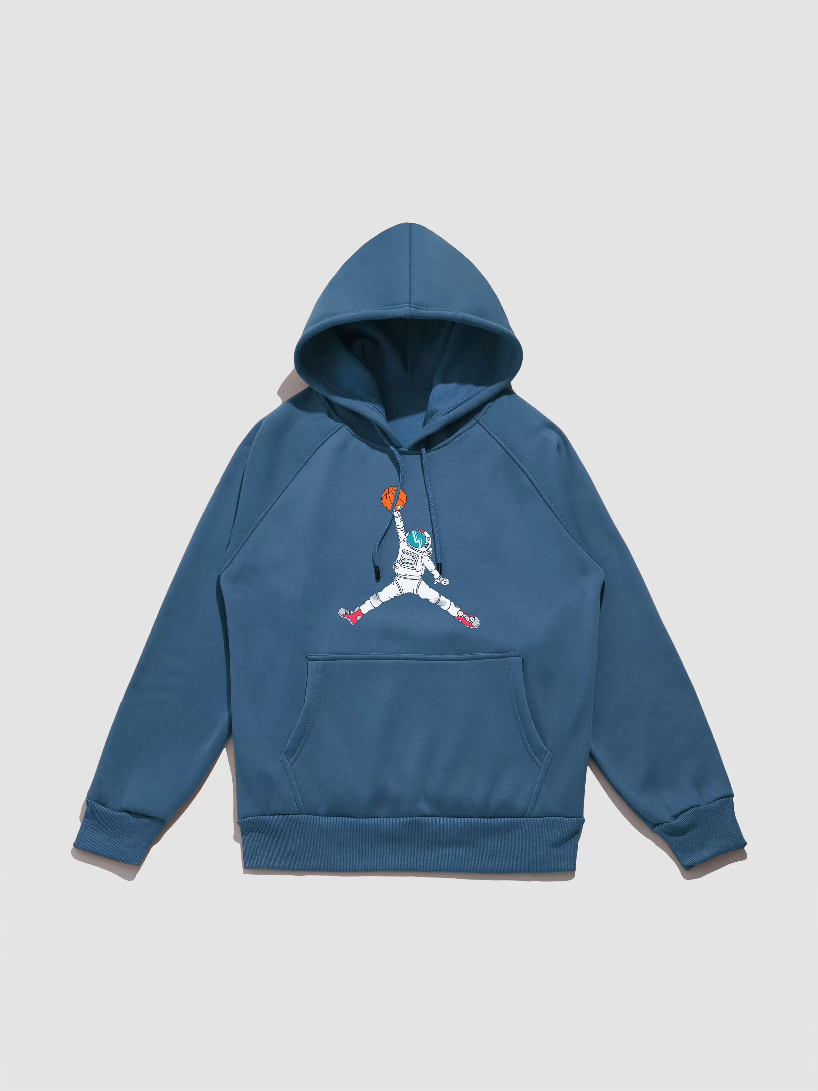 Basketball Astronaut Print Hoodie