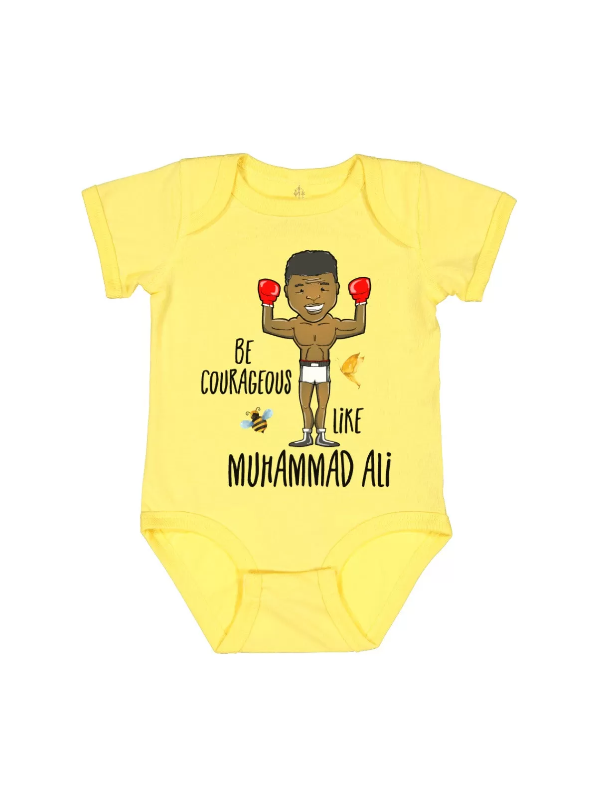 Be Courageous like Muhammad Ali Kids Black History Shirt