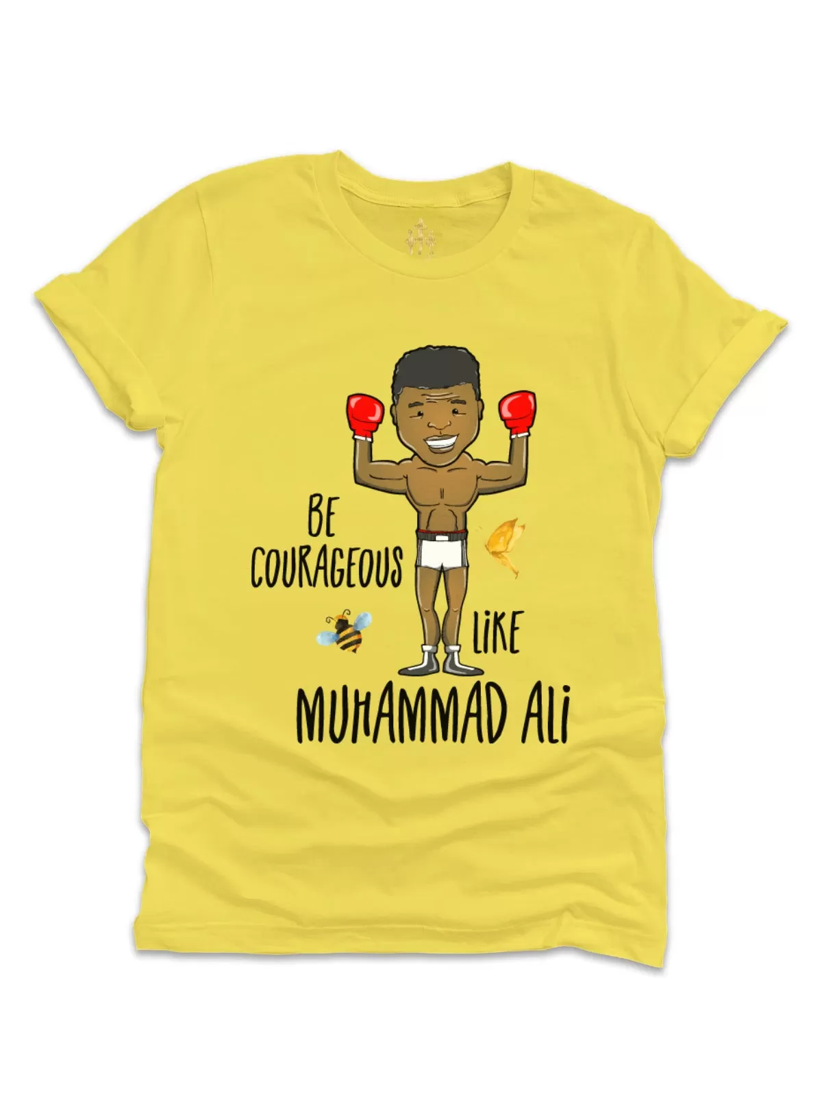 Be Courageous like Muhammad Ali Kids Black History Shirt