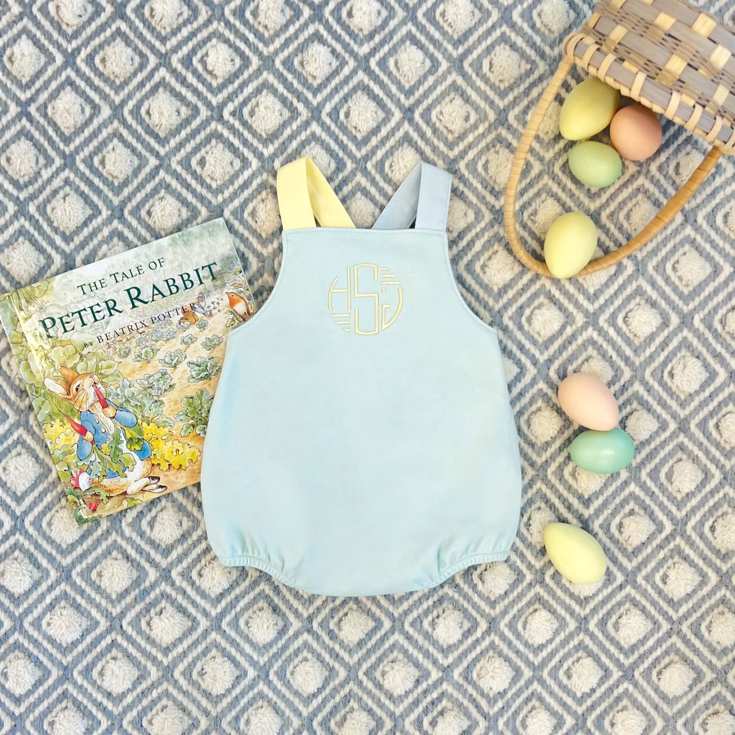 Beaufort Bonnet Colorblock Stillman Sunsuit, Sea Island Seafoam