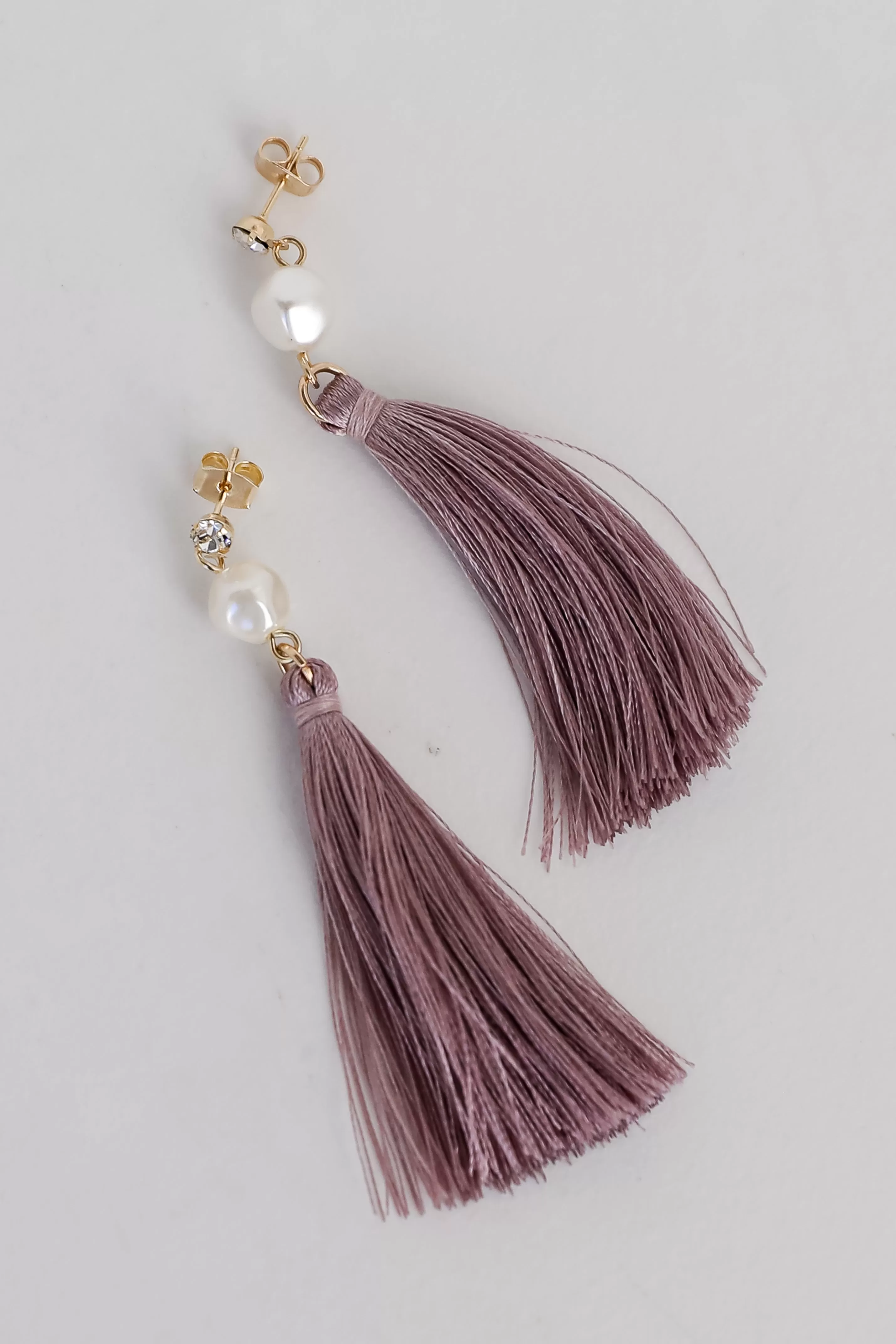 Bianca Gold Tassel Earrings