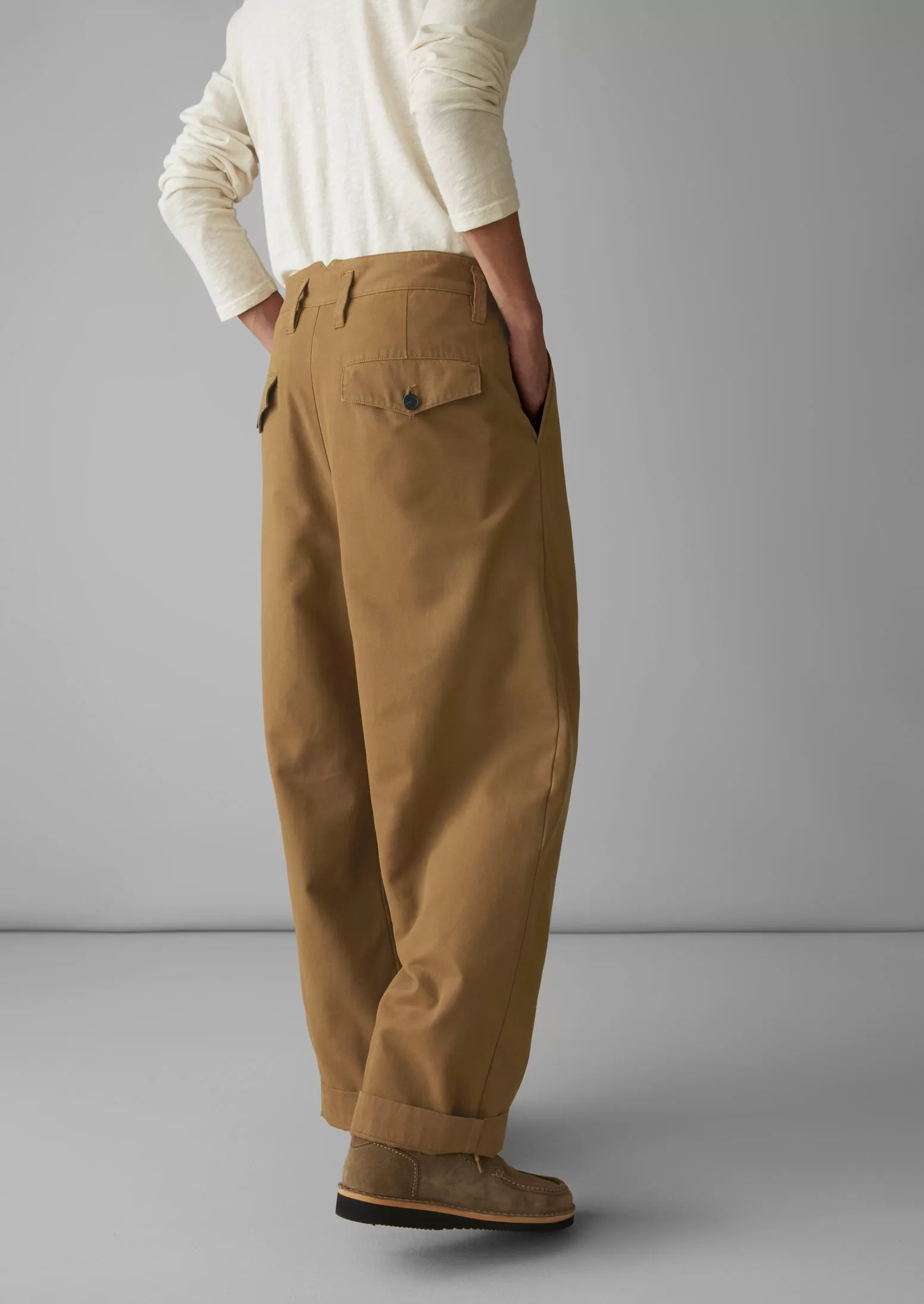 Bill Cotton Wide Leg Pants | Acorn