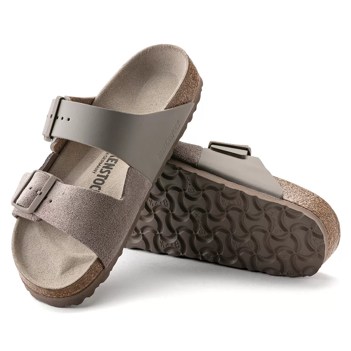 Birkenstock Arizona Split Natural Leather/Suede Sandals