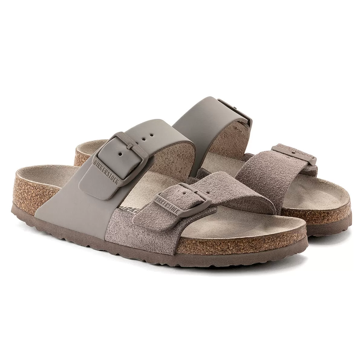 Birkenstock Arizona Split Natural Leather/Suede Sandals