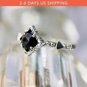 Black Onyx ring BLACKSTAR