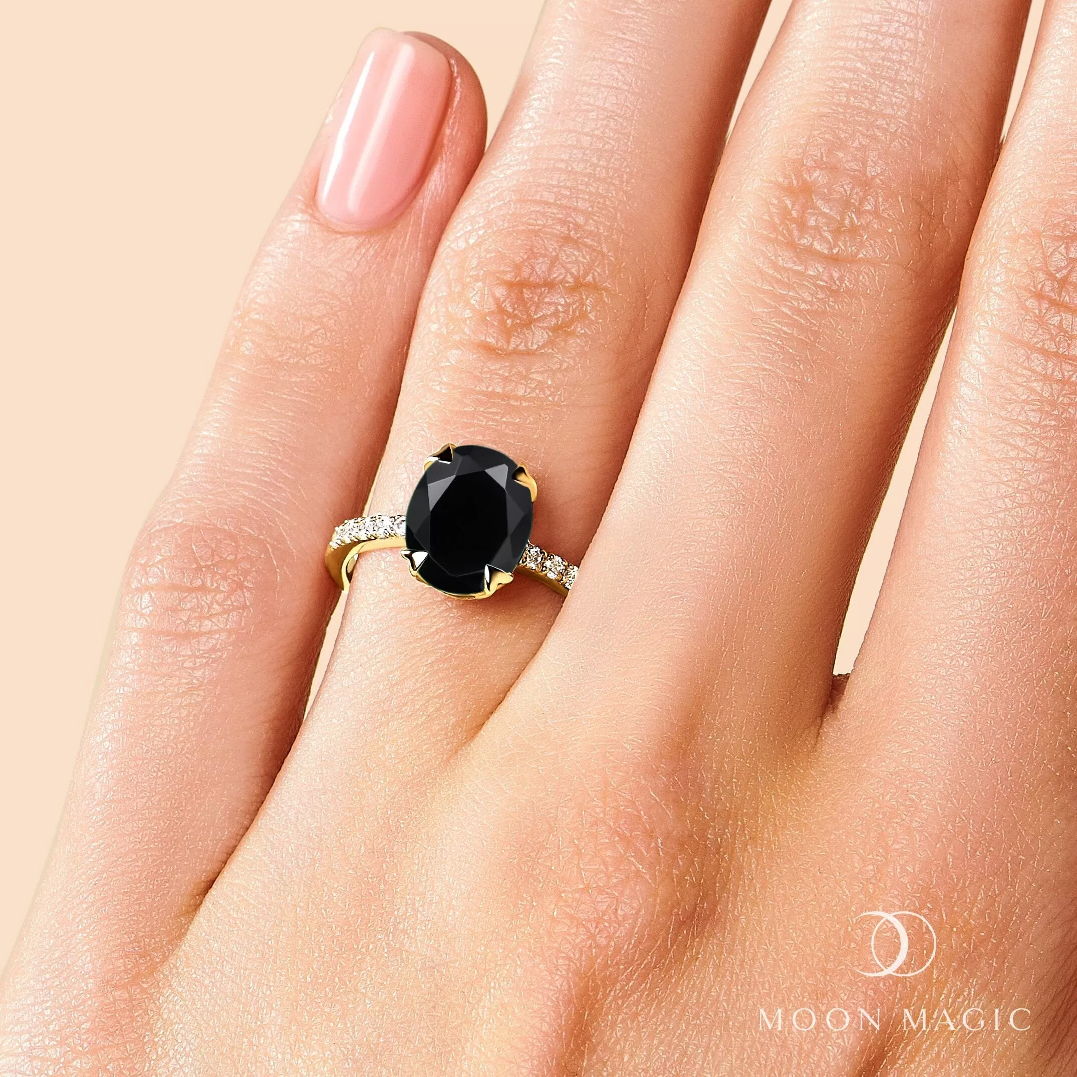 Black Onyx Ring - Harlow