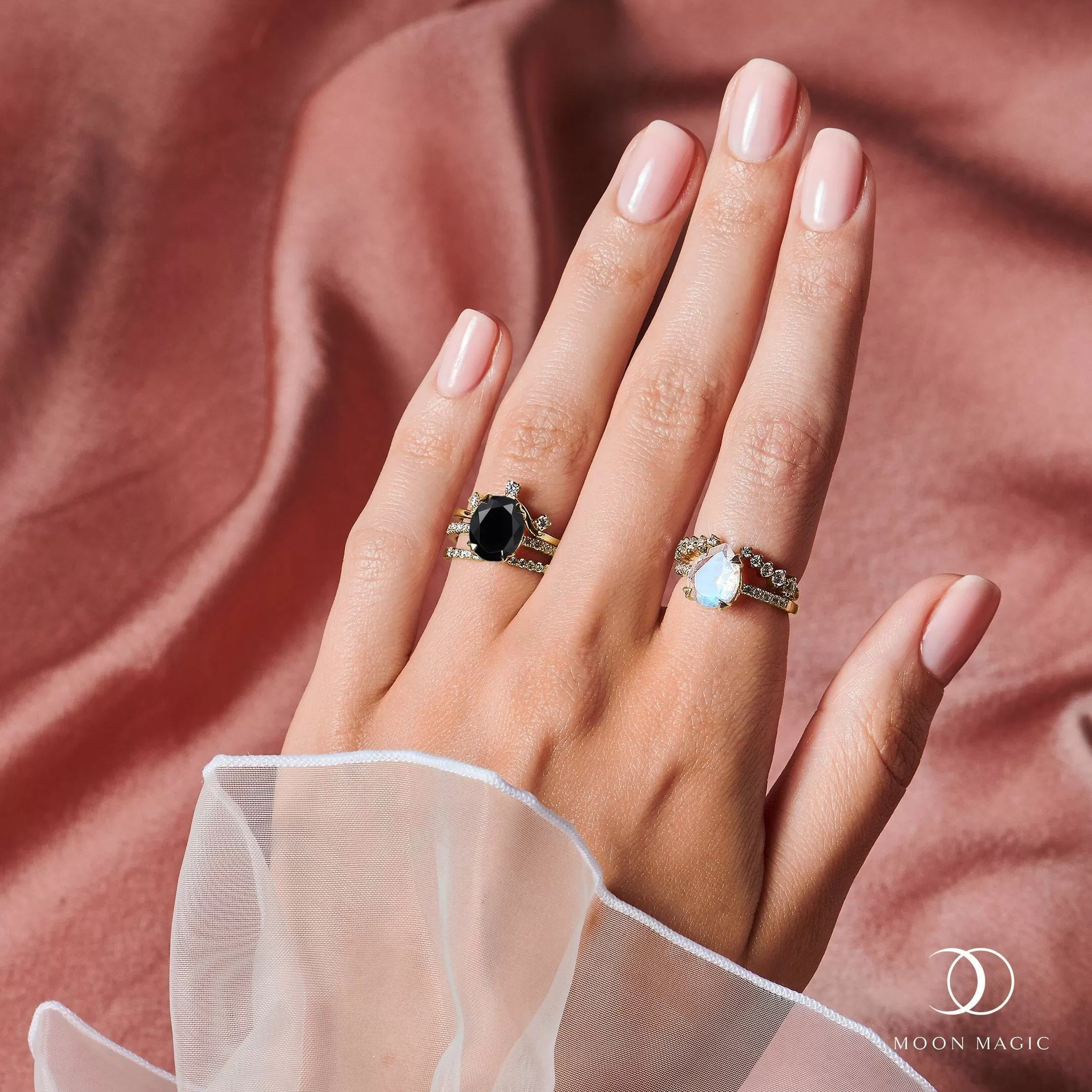 Black Onyx Ring - Harlow