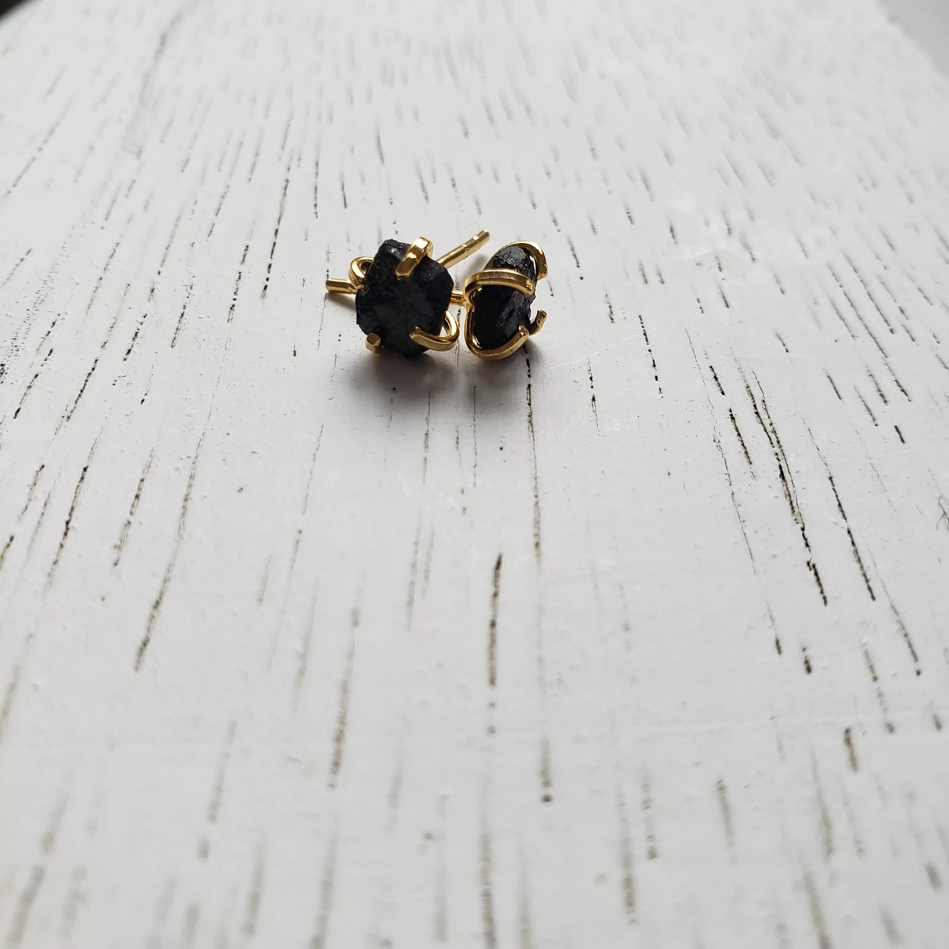 Black Tourmaline Earrings