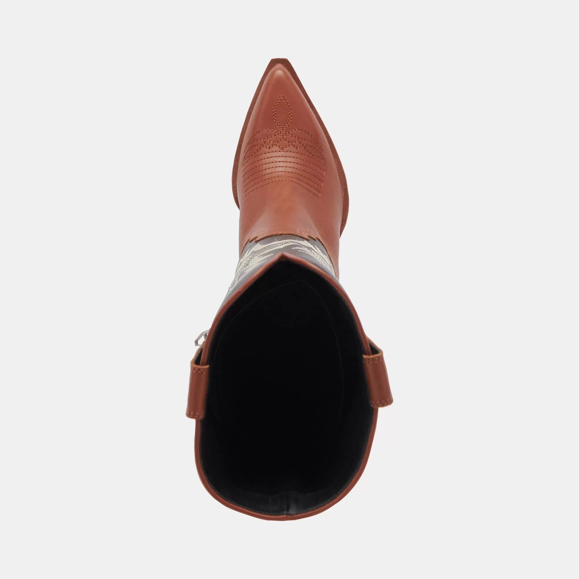 BLANCH BOOTS BROWN BLACK LEATHER