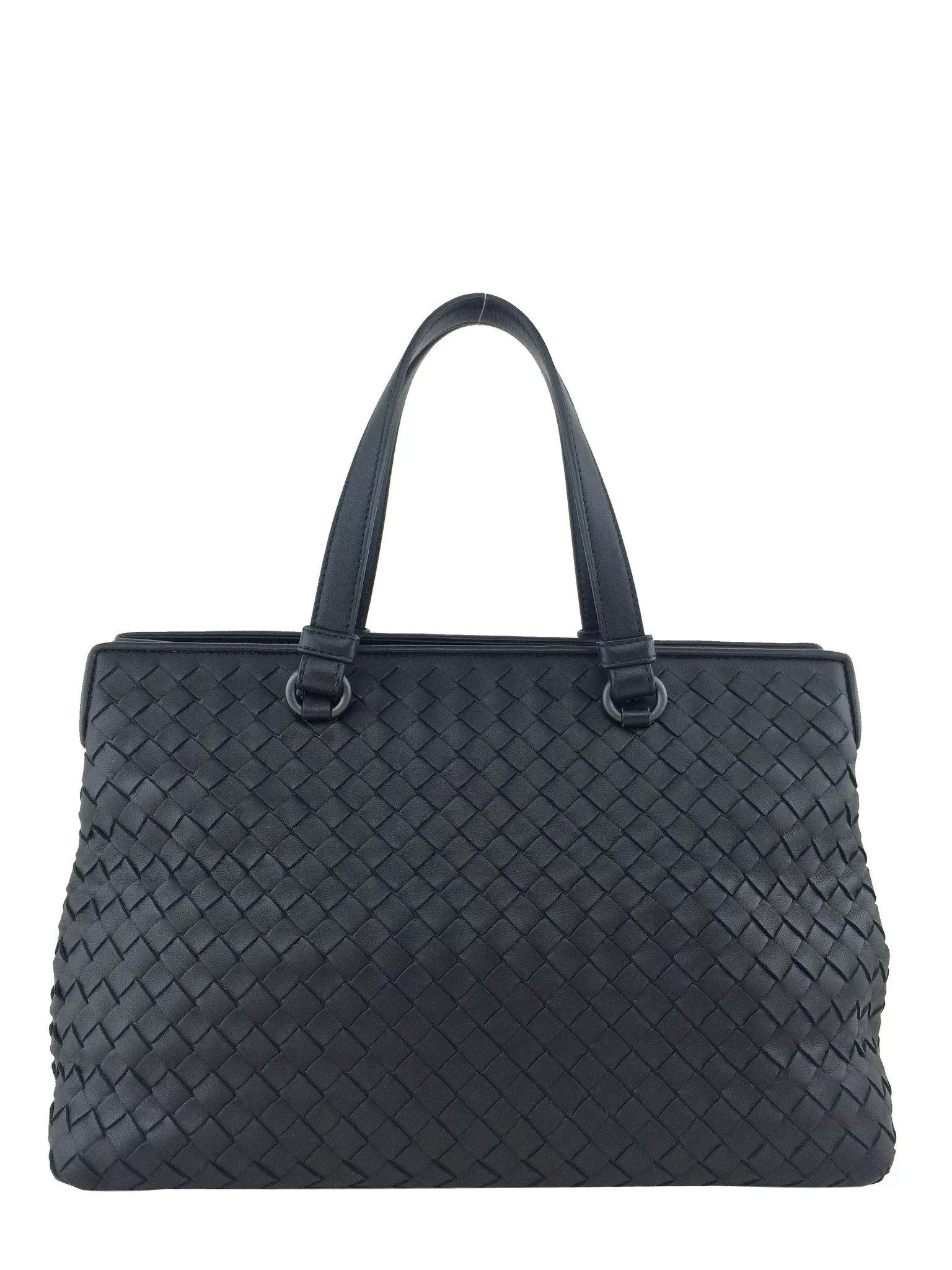 Bottega Veneta Medium Top Handle Intecciato Nappa Satchel Bag