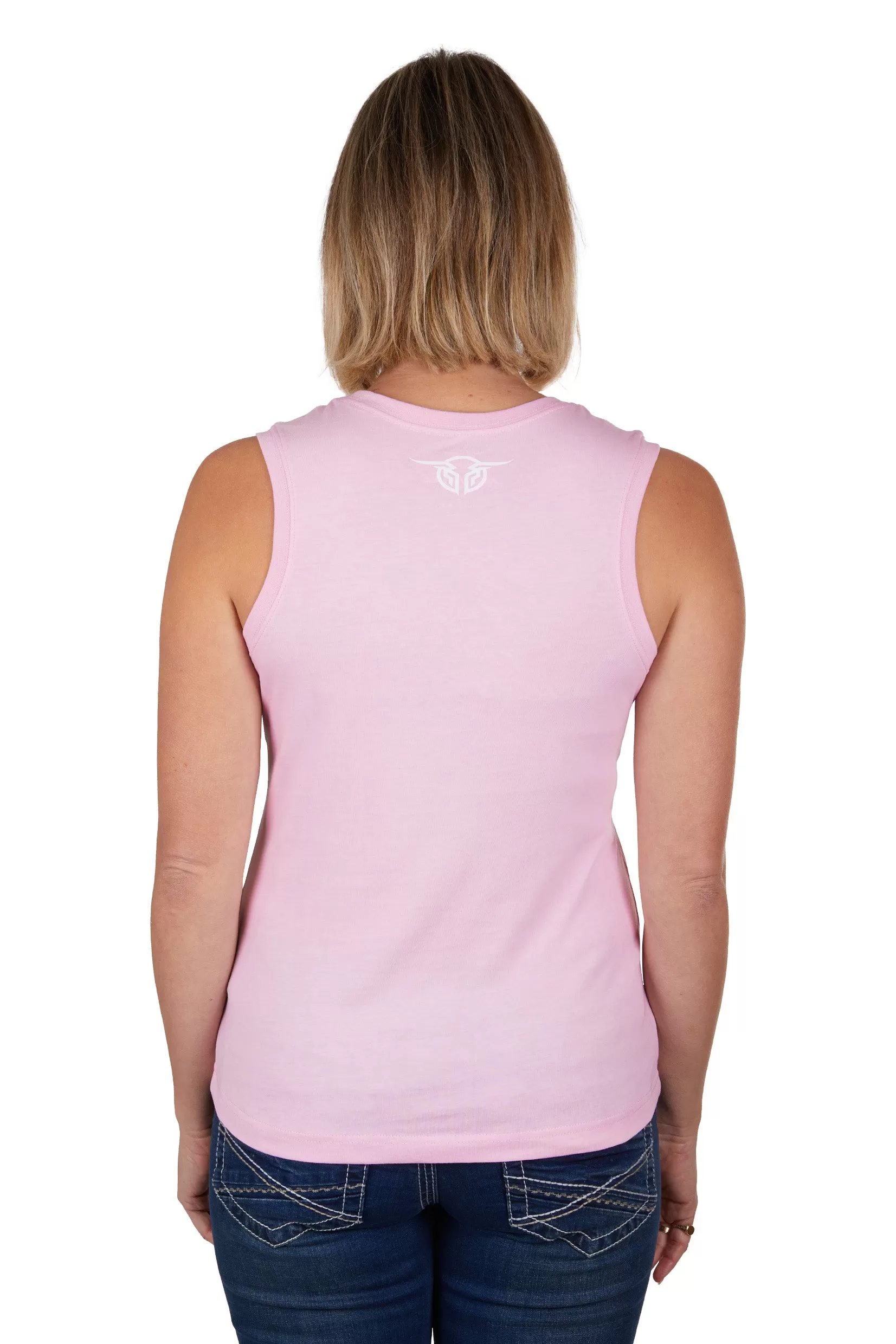 Bullzye Ladies Blossum Tank - Pink - B3S2501340