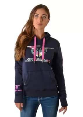 Bullzye Ladies Wildflower Pullover Hoodie - B2W2505145- On Sale