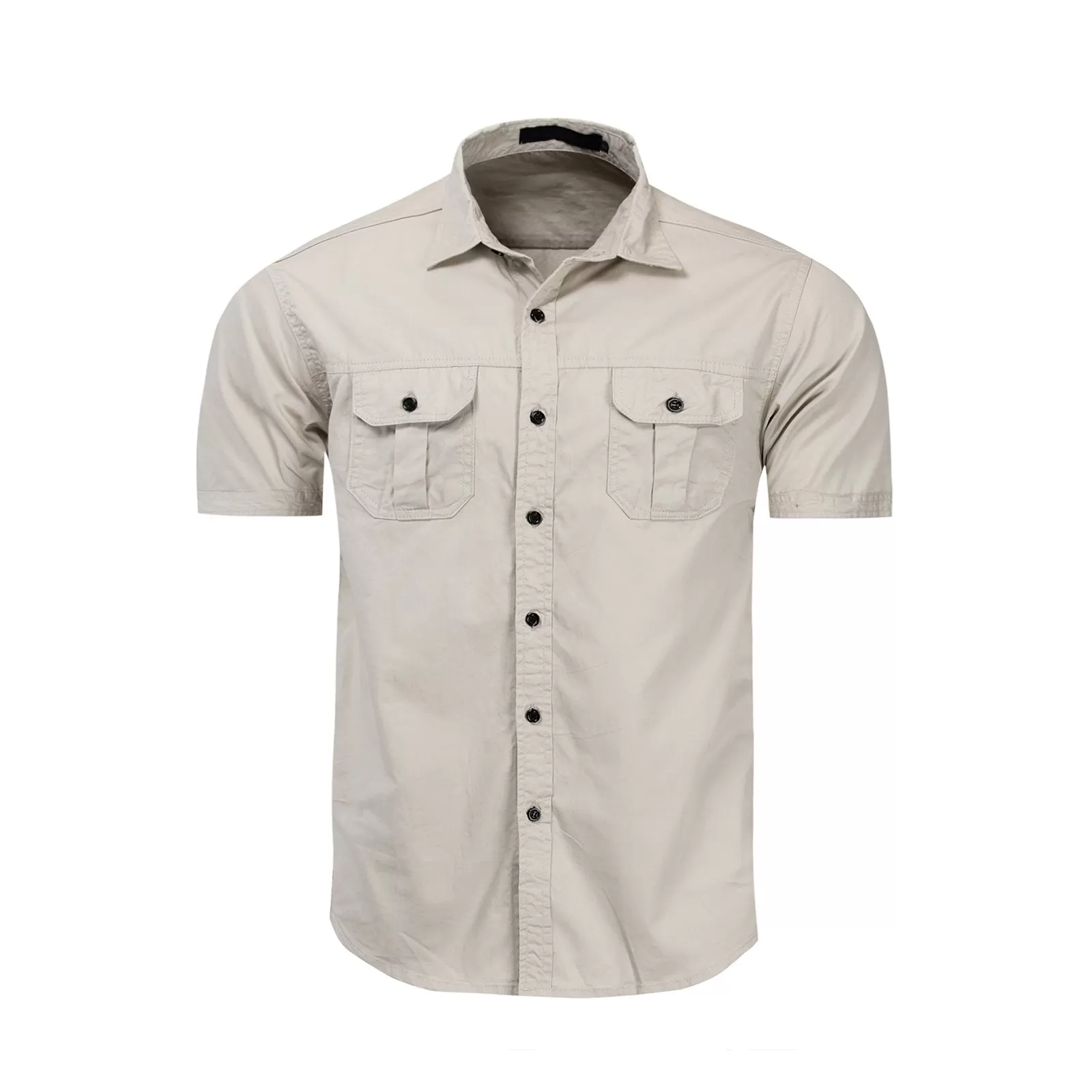 BUTTON POCKET WORK SHIRT