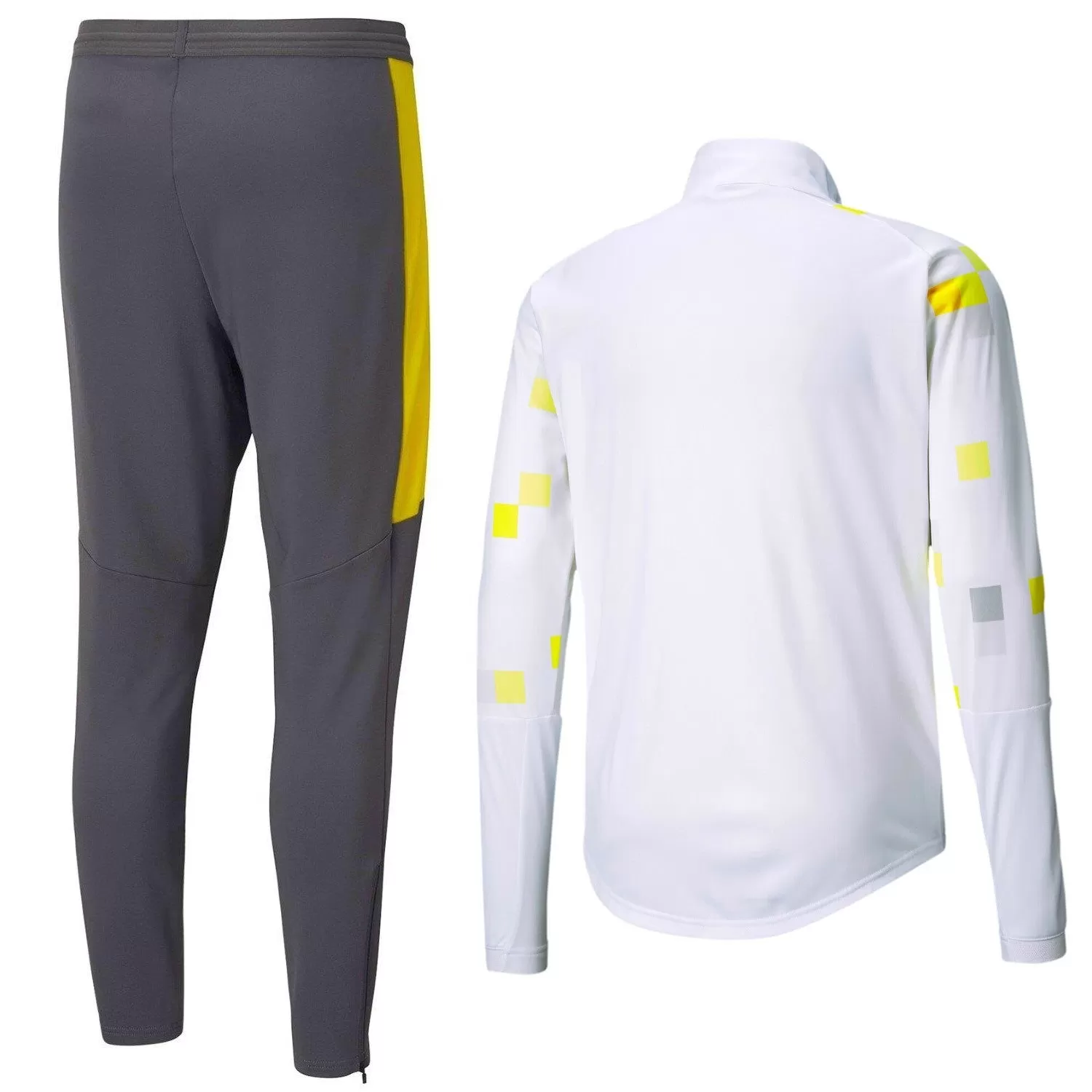 BVB Borussia Dortmund white/grey pre-match tracksuit 2020/21 - Puma