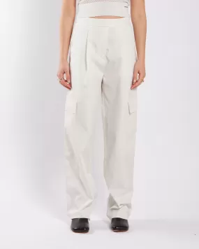 Calvin Klein Relaxed Cargo Pants White