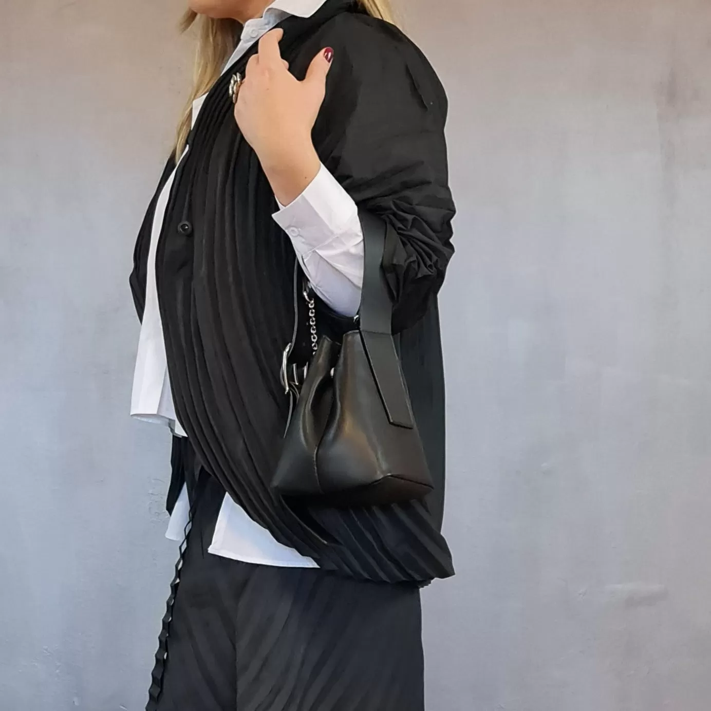 Casual Minimal Goth Regular Irregular Blazer