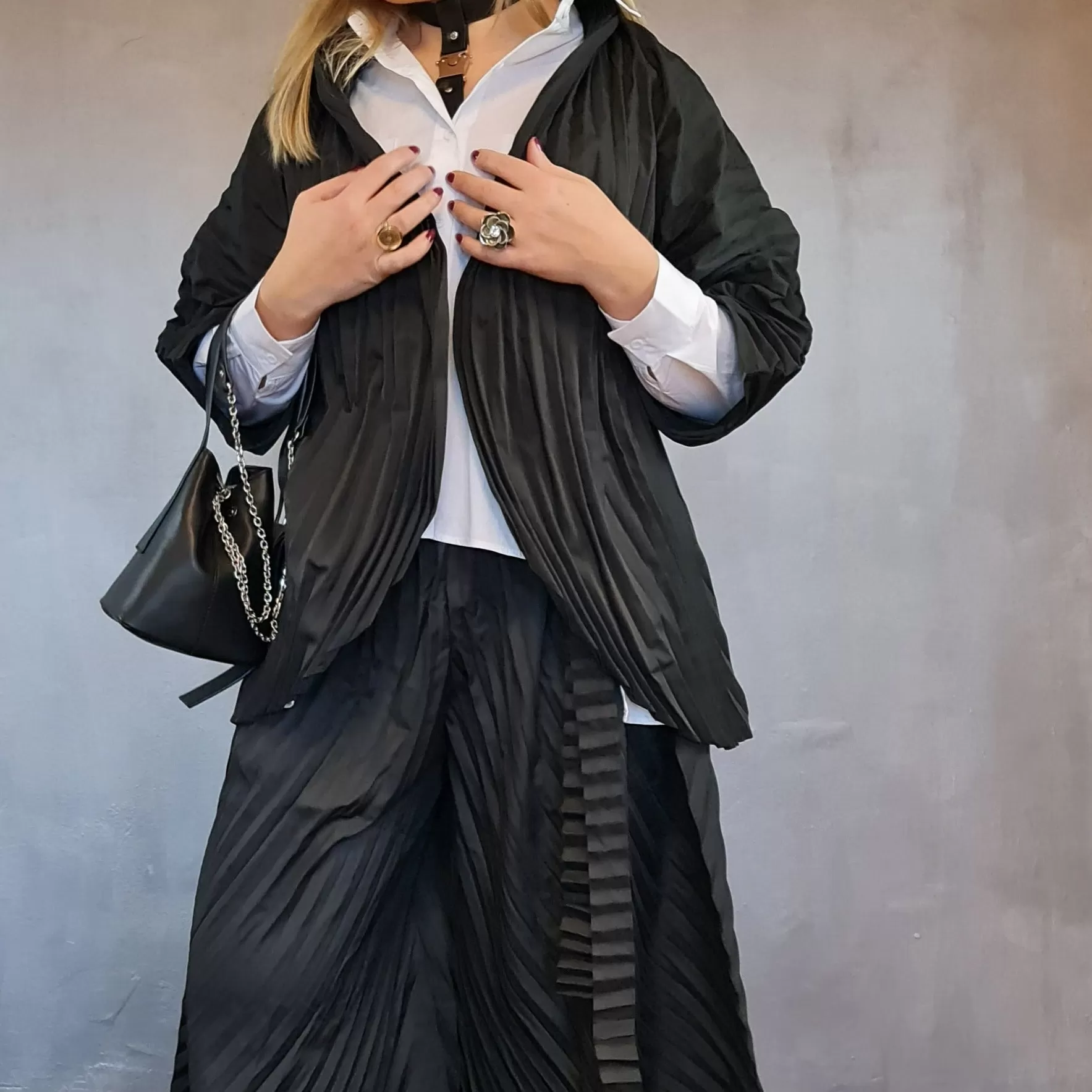 Casual Minimal Goth Regular Irregular Blazer